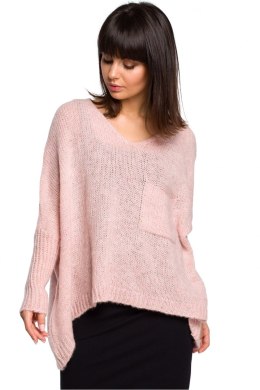 Sweter Damski Model BK018 Pink - BE Knit BE Knit