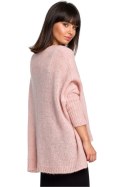 Sweter Damski Model BK018 Pink - BE Knit BE Knit