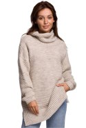 Sweter Damski Model BK047 Beige - BE Knit BE Knit