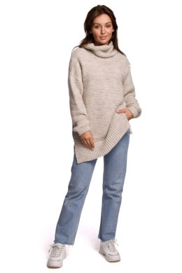 Sweter Damski Model BK047 Beige - BE Knit BE Knit