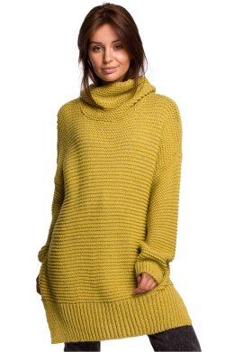 Sweter Damski Model BK047 Limonka - BE Knit BE Knit