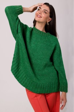 Sweter Damski Model BK105 Szmaragd - BE Knit BE Knit