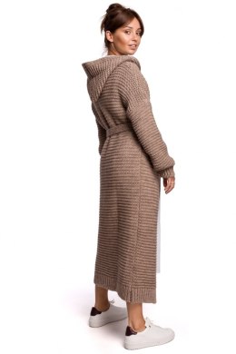 Sweter Kardigan Model BK054 Cappuccino - BE Knit BE Knit