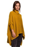 Sweter Ponczo Model BK049 Honey - BE Knit BE Knit