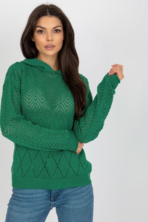 Sweter Damski Model BA-SW-2003.51P Dark Green - Badu Badu