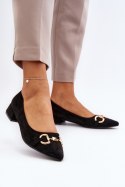 Baleriny Model Ethere 868-8 Black - Step in style Step in style