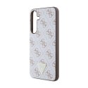 Guess 4G Triangle Metal Logo - Etui Samsung Galaxy S24+ (biały)