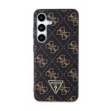 Guess 4G Triangle Metal Logo - Etui Samsung Galaxy S24+ (czarny)