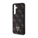 Guess 4G Triangle Metal Logo - Etui Samsung Galaxy S24+ (czarny)