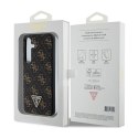 Guess 4G Triangle Metal Logo - Etui Samsung Galaxy S24+ (czarny)