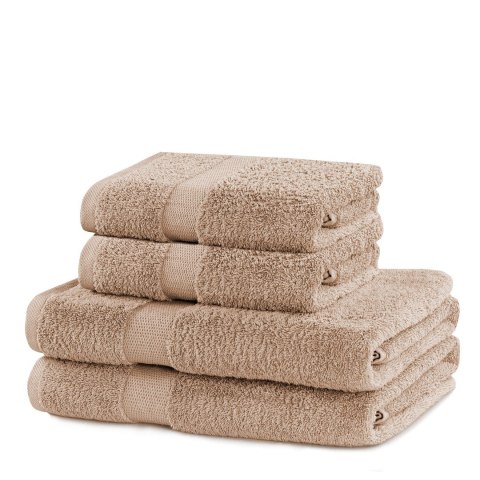 Ręcznik MARINA kolor beżowy styl klasyczny materiał bawełna 2*70x140+2*50x100 DecoKing - TOWEL/MARINA/BEI/SET2*70x140+2*50x100