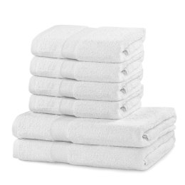 Ręcznik MARINA kolor biały styl klasyczny materiał bawełna 2*70x140+4*50x100 DecoKing - TOWEL/MARINA/WHI/SET2*70x140+4*50x100