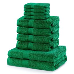 Ręcznik MARINA kolor butelkowa zieleń styl klasyczny materiał bawełna 2*70x140+4*50x100+4*30x50 DecoKing - TOWEL/MARINA/GREEN/SE