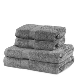 Ręcznik MARINA kolor szary styl klasyczny materiał bawełna 2*70x140+2*50x100 DecoKing - TOWEL/MARINA/SIL/SET2*70x140+2*50x100