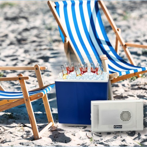 Lodówka ICEGO 30L Niebieska Kamai Kamai COOLBOX