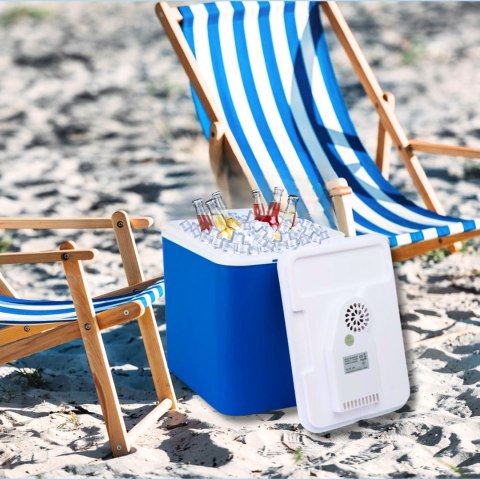 Lodówka ATLANTIC 30L Niebieska z Białą Pokrywą Kamai Kamai COOLBOX