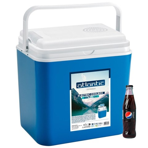 Lodówka ATLANTIC 30L Niebieska z Białą Pokrywą Kamai Kamai COOLBOX