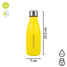 Butelka termiczna 0,35L Kamai Gio Style, stal nierdzewna, żółta Kamai Gio Style