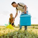 Lodówka turystyczna 20L KAMAI ICEBERG na wkłady mrożące, turkusowa z białą rączką Kamai Coolbox