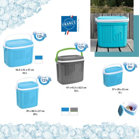 Lodówka EDA 8L Turkusowa Kamai Kamai COOLBOX