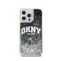 DKNY Liquid Glitter Big Logo - Etui iPhone 14 Pro Max (czarny)