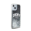 DKNY Liquid Glitter Big Logo - Etui iPhone 15 / 14 / 13 (czarny)