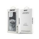 DKNY Liquid Glitter Big Logo - Etui iPhone 15 / 14 / 13 (czarny)