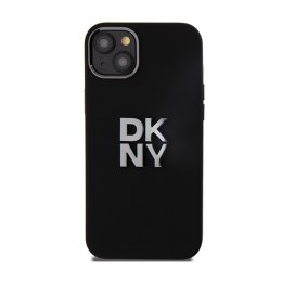 DKNY Liquid Silicone Metal Logo - Etui iPhone 15 Plus / 14 Plus (czarny)