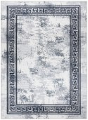 Dywan ARLEN MARBLE  biały glamour styl glamour 120x170 Hakano - RUG/LU/ARLEN/MARBLE/BLACK+WHITE/120x170