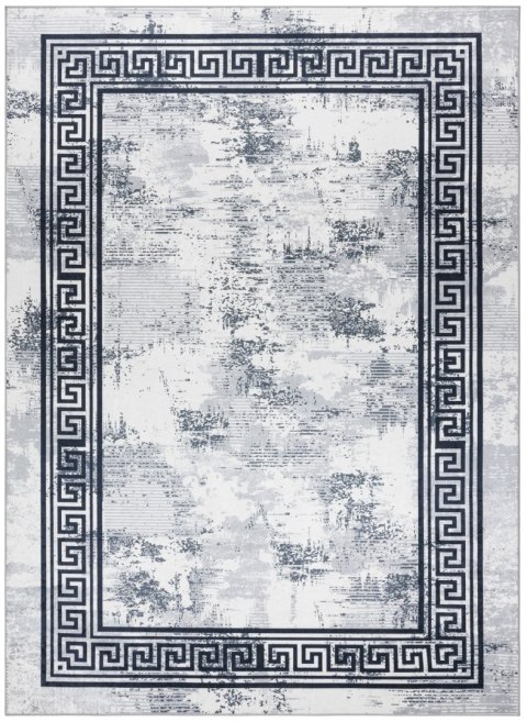 Dywan ARLEN MARBLE  biały glamour styl glamour 120x170 Hakano - RUG/LU/ARLEN/MARBLE/BLACK+WHITE/120x170