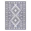 Dywan VINEA AZTEC  niebieski 80x150 Hakano - RUG/LU/VINEA/AZTEC/BLUE+CREAM/80x150