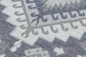 Dywan VINEA AZTEC  niebieski 80x150 Hakano - RUG/LU/VINEA/AZTEC/BLUE+CREAM/80x150