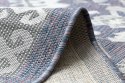 Dywan VINEA AZTEC  niebieski 80x150 Hakano - RUG/LU/VINEA/AZTEC/BLUE+CREAM/80x150