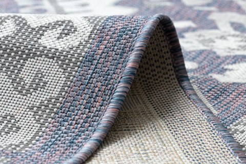 Dywan VINEA AZTEC  niebieski 80x150 Hakano - RUG/LU/VINEA/AZTEC/BLUE+CREAM/80x150