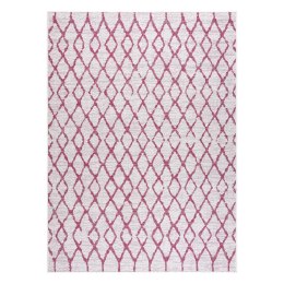 Dywan VINEA GRID  kremowy 120x170 Hakano - RUG/LU/VINEA/GRID/CREAM+PINK/120x170