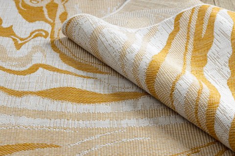 Dywan VINEA MARBLE  kremowy 160x220 Hakano - RUG/LU/VINEA/MARBLE/CREAM+MUSTARD/160x220