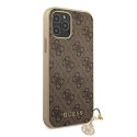 Guess 4G Charms Collection - Etui iPhone 12 Pro Max (brązowy)