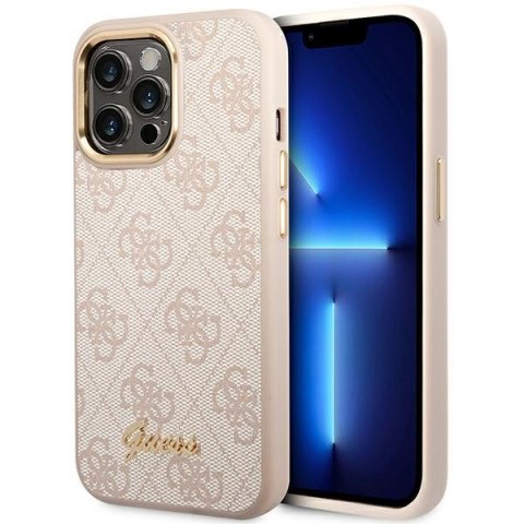 Guess 4G Metal Camera Outline Case - Etui iPhone 14 Pro Max (Różowy)