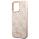 Guess 4G Metal Camera Outline Case - Etui iPhone 14 Pro Max (Różowy)