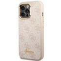 Guess 4G Metal Camera Outline Case - Etui iPhone 14 Pro (Różowy)