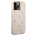 Guess 4G Metal Camera Outline Case - Etui iPhone 14 Pro (Różowy)