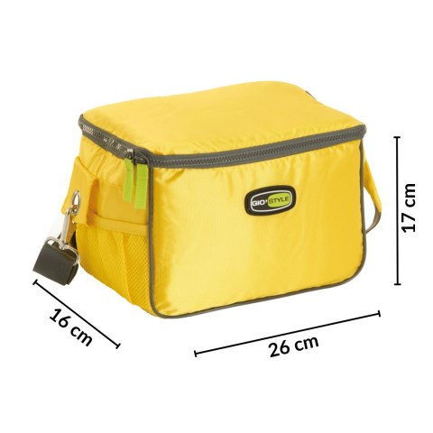 Torba lunchowa Kamai Gio Style na ramię, żółta, pojemność 7L Giostyle