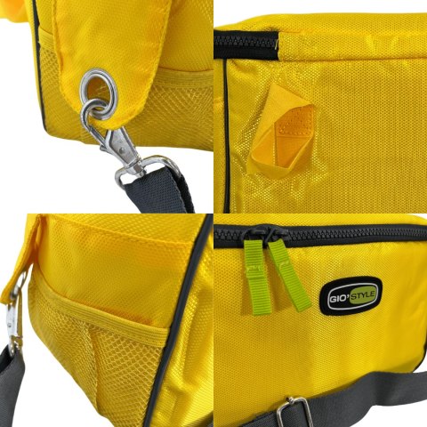 Torba lunchowa Kamai Gio Style na ramię, żółta, pojemność 7L Giostyle