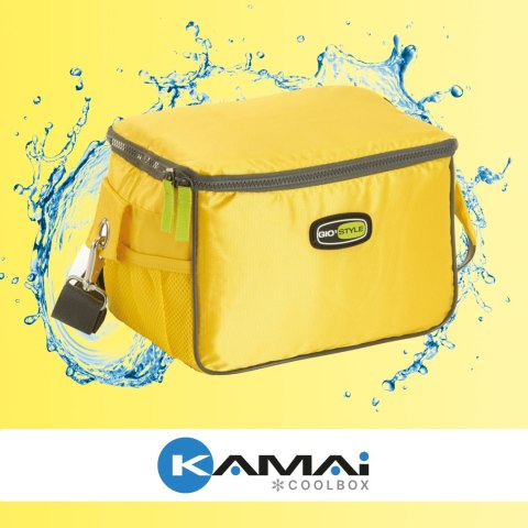 Torba lunchowa Kamai Gio Style na ramię, żółta, pojemność 7L Giostyle