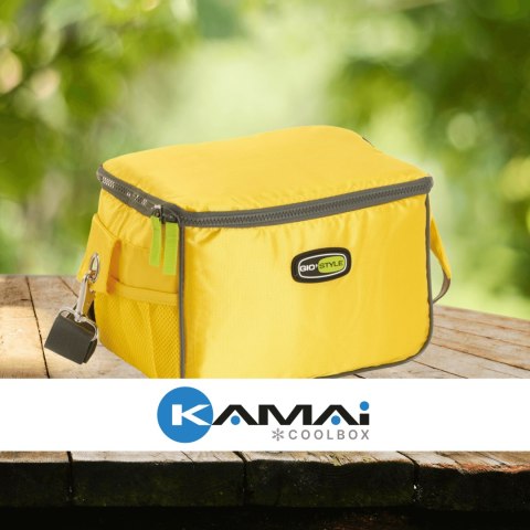 Torba lunchowa Kamai Gio Style na ramię, żółta, pojemność 7L Giostyle