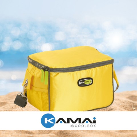 Torba lunchowa Kamai Gio Style na ramię, żółta, pojemność 7L Giostyle