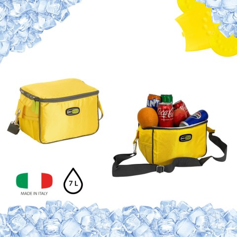 Torba lunchowa Kamai Gio Style na ramię, żółta, pojemność 7L Giostyle