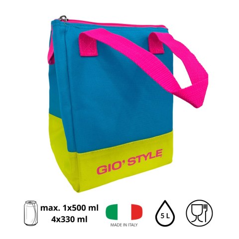 Torba lunchowa Kamai Gio Style, w kolorze błękitnym, pojemność 5L Giostyle