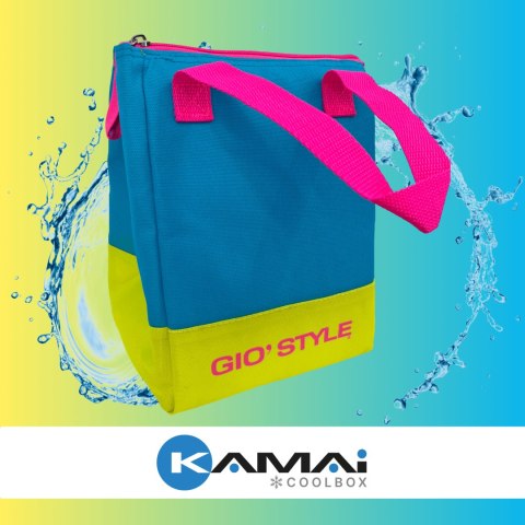 Torba lunchowa Kamai Gio Style, w kolorze błękitnym, pojemność 5L Giostyle