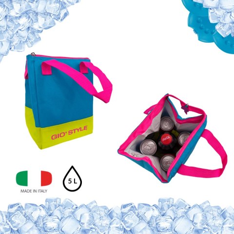 Torba lunchowa Kamai Gio Style, w kolorze błękitnym, pojemność 5L Giostyle